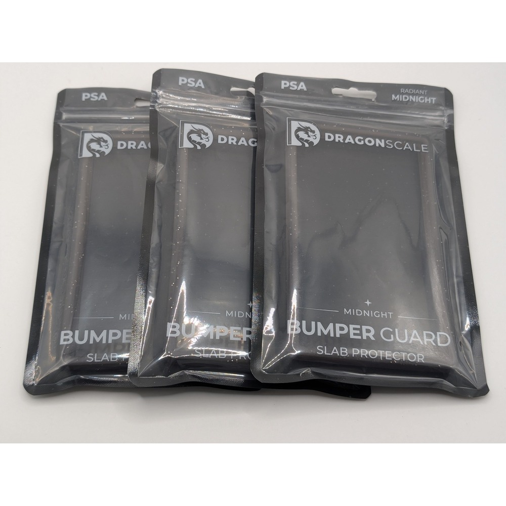 Dragonscale Bumper Guard PSA Slab Protector 3 Pcs Radiant Midnight Black Sparkle